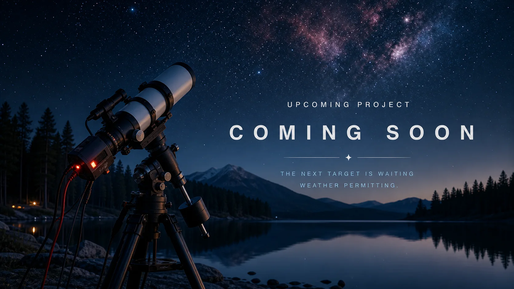A teasing picture of the upcoming project.
